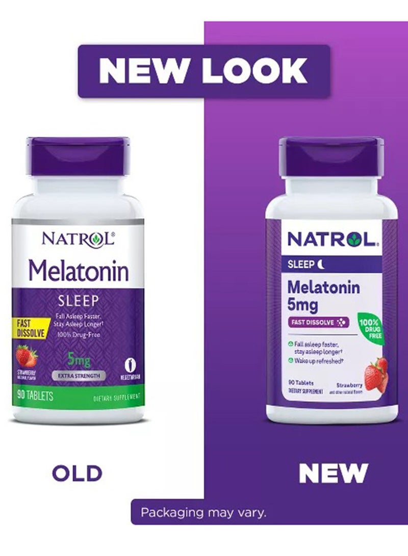 Sleep Melatonin 5mg, 90 Gummies